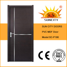 Best Sselling PVC Wooden Main Door Design (SC-P186)